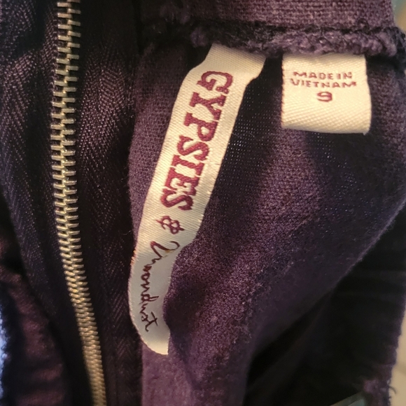 Gypsies and Moondust Linen Blend Romper - Picture 5 of 5